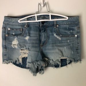 American Eagle Shortie Jean Shorts